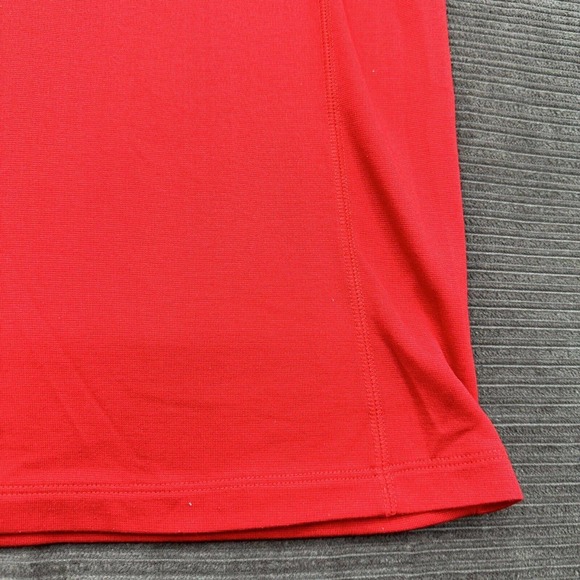 Tommy Bahama Polo Shirt Men Medium Red Polyester Short Sleeve Golf Golfing. - Picture 7 of 11